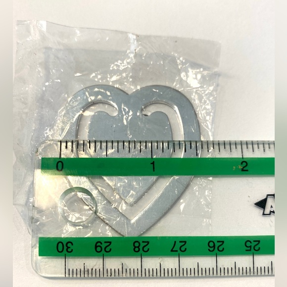 NWT Dansk Silverplate Heart Bookmark 1.5” - Picture 3 of 6